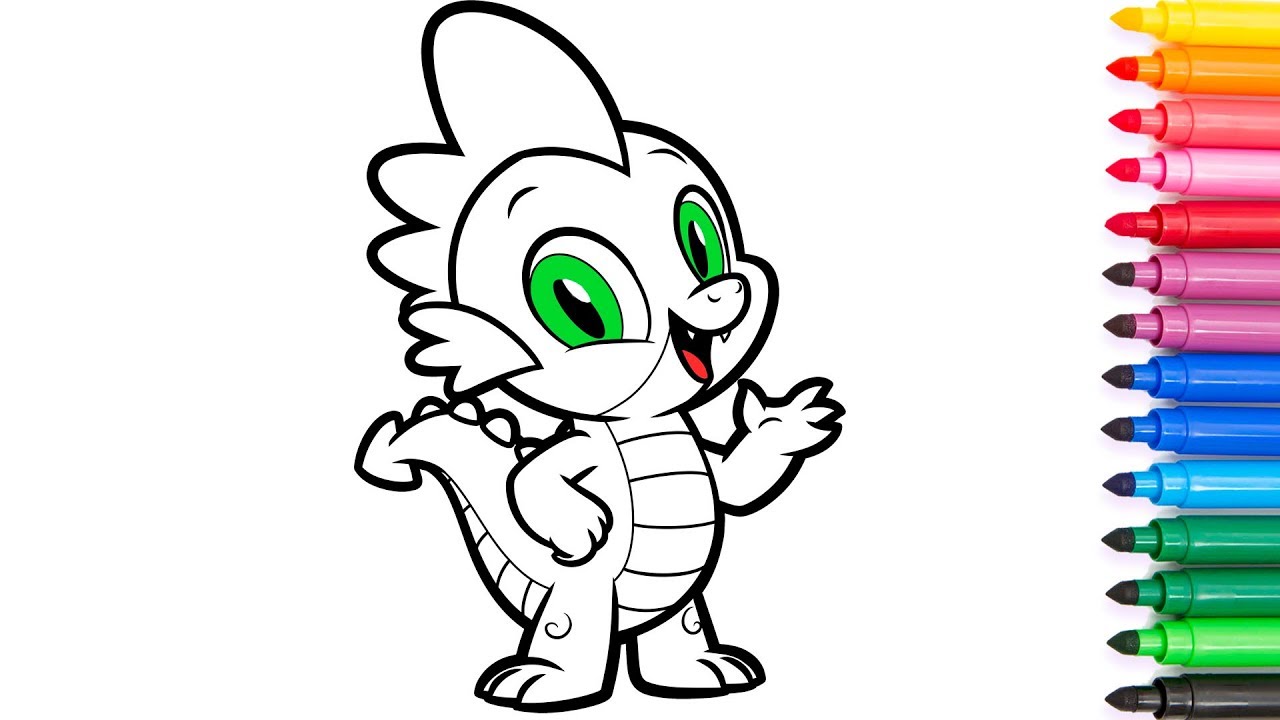 My little pony spike coloring page ððð ððððµðñðºðð ðððð ðððððððð tv â
