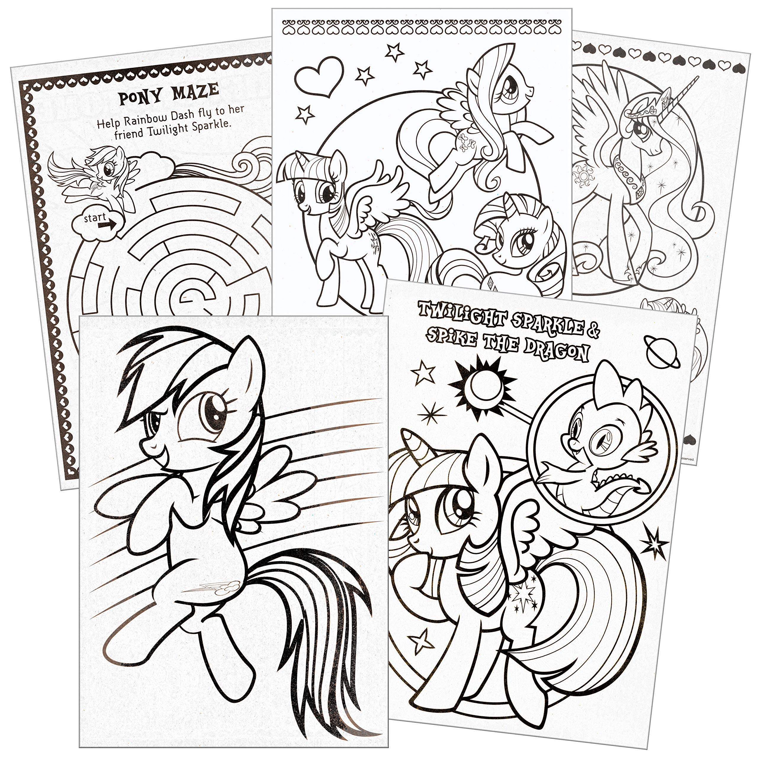 My little pony coloring book with take
