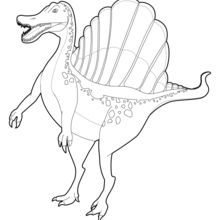 Spinosaurus coloring pages
