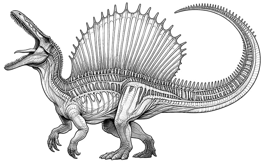 Dinosaur coloring pages