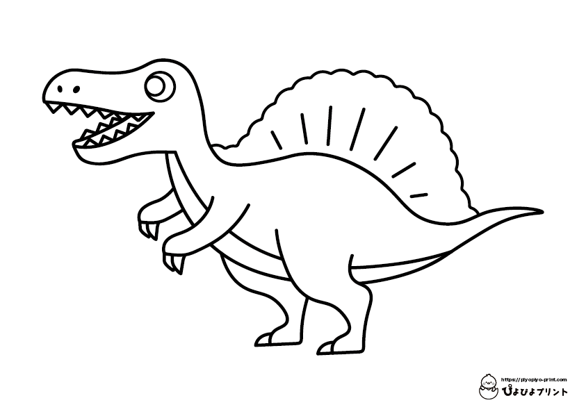 Spinosaurusãdinosaur coloring pageã ããããããªãã
