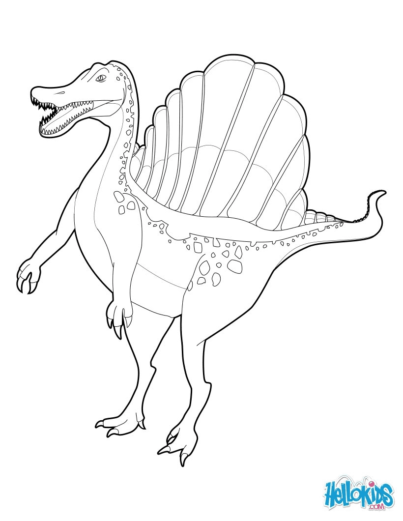 Spinosaurus coloring pages printable for free download