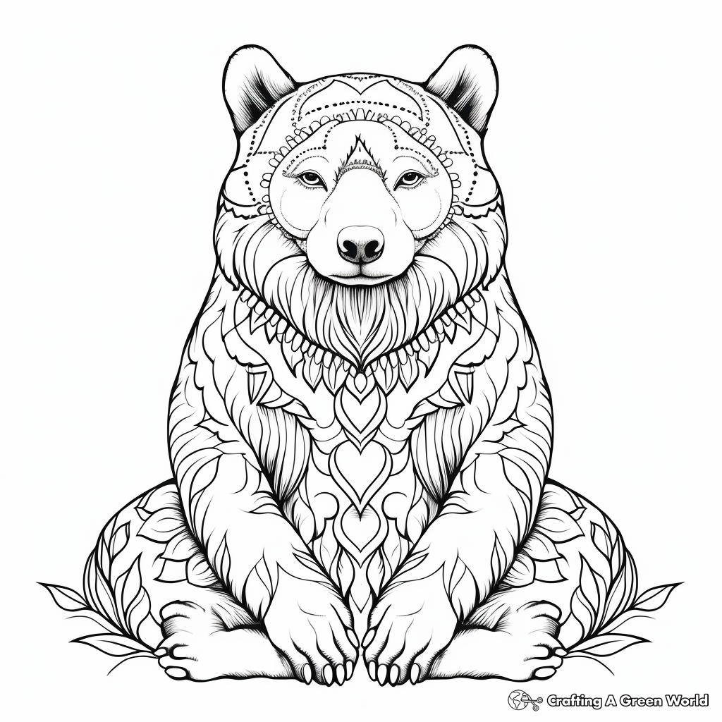 Spirit animal coloring pages