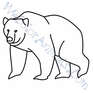 Bear coloring pages