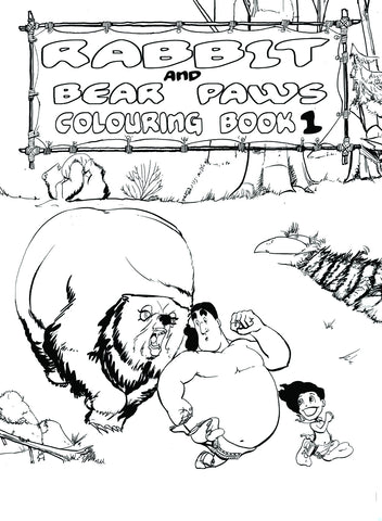 Colouring activity book one â little spirit bear productions