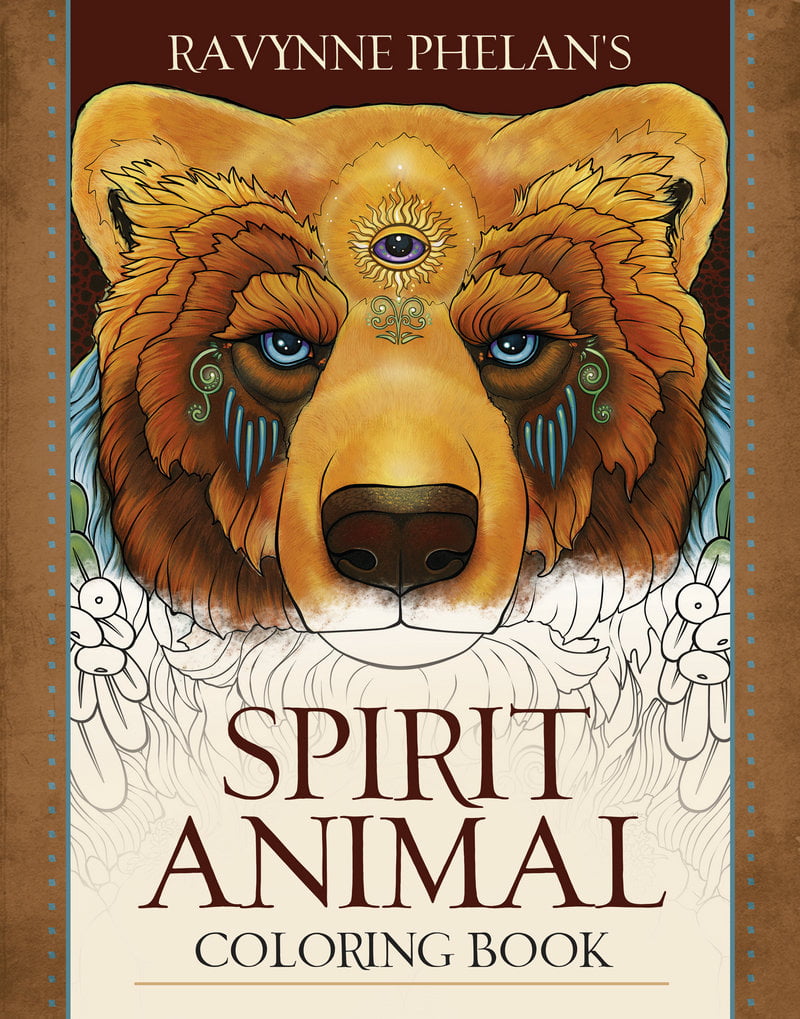 Spirit animal coloring book