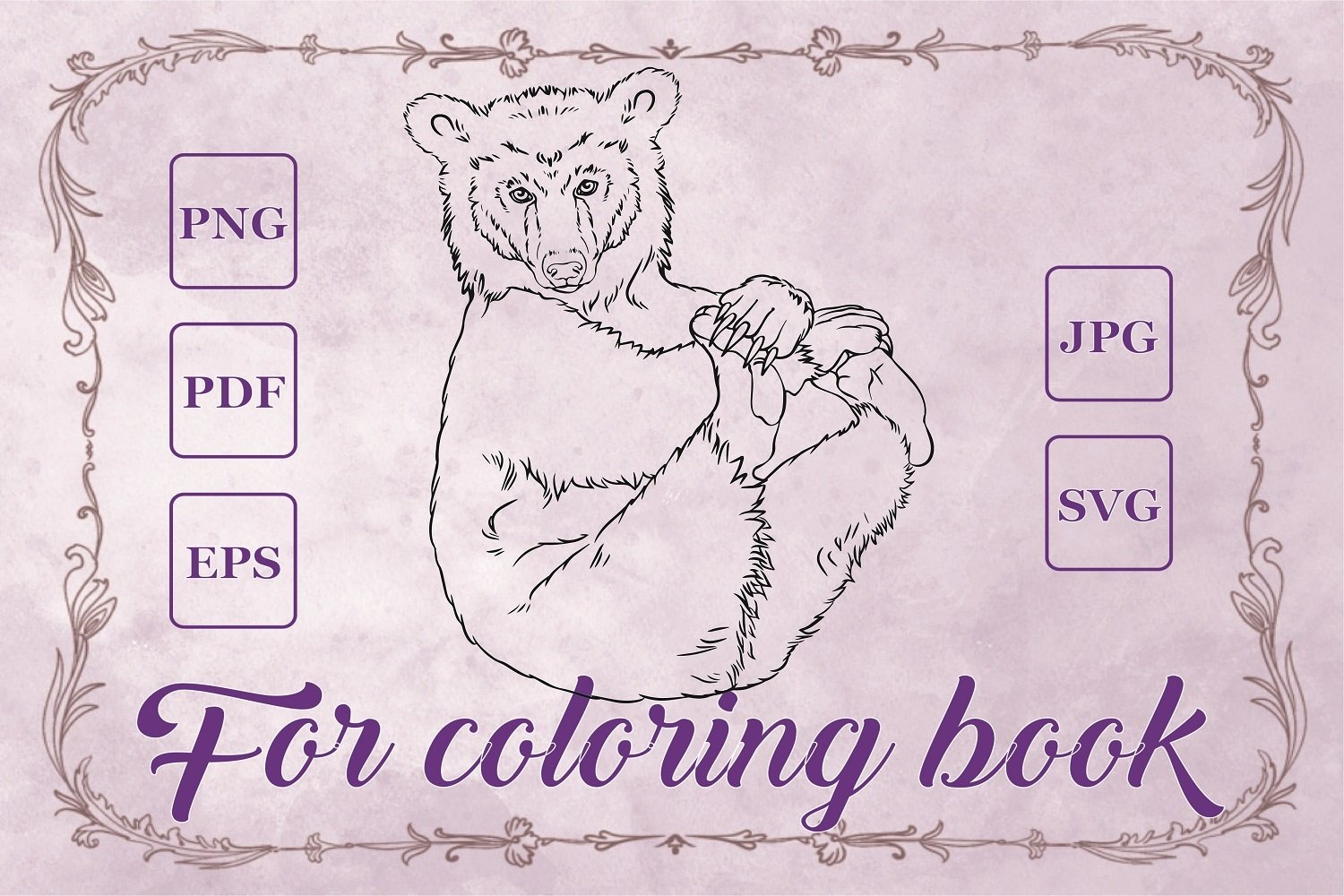 Statue boy adult coloring book