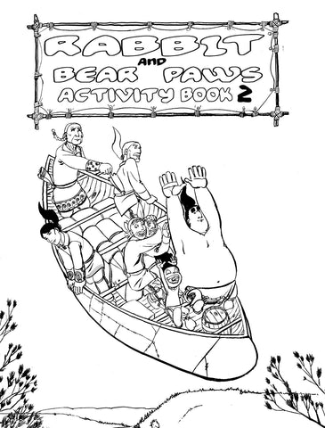 Colouring activity book two â little spirit bear productions