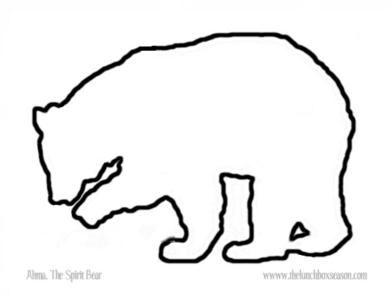 March breack spirit bear silhouettes two ways the lunchbox season