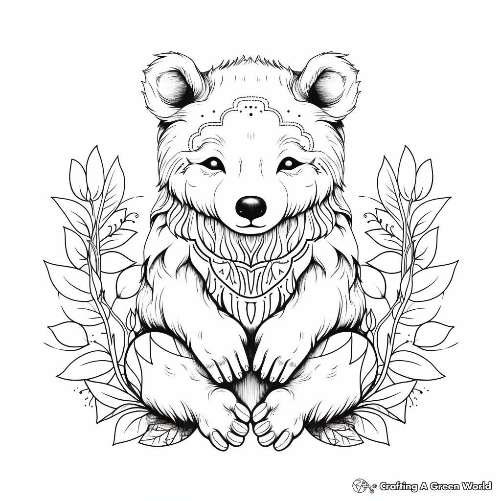 Spirit animal coloring pages