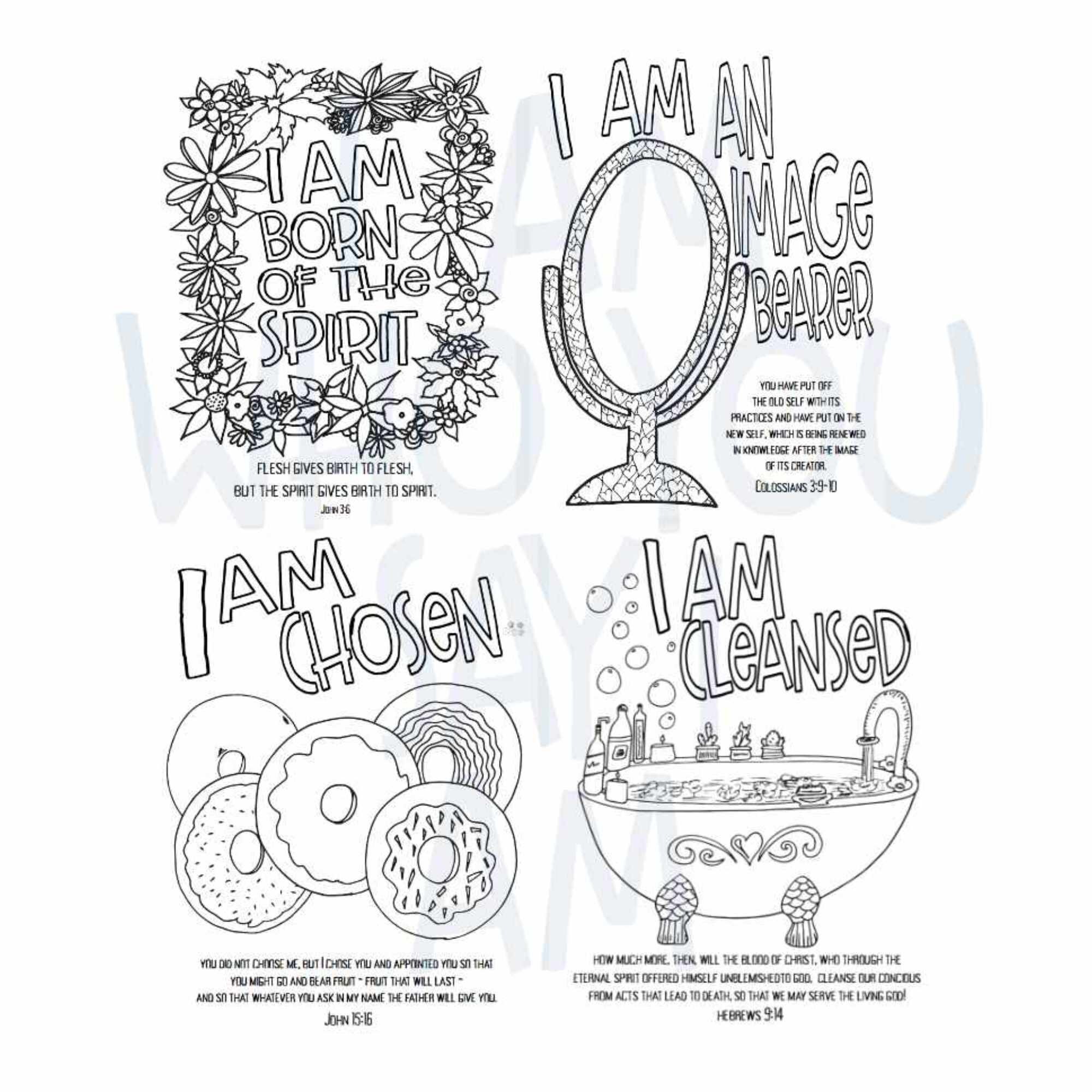 Free fruit of the spirit coloring pages â stevie doodles