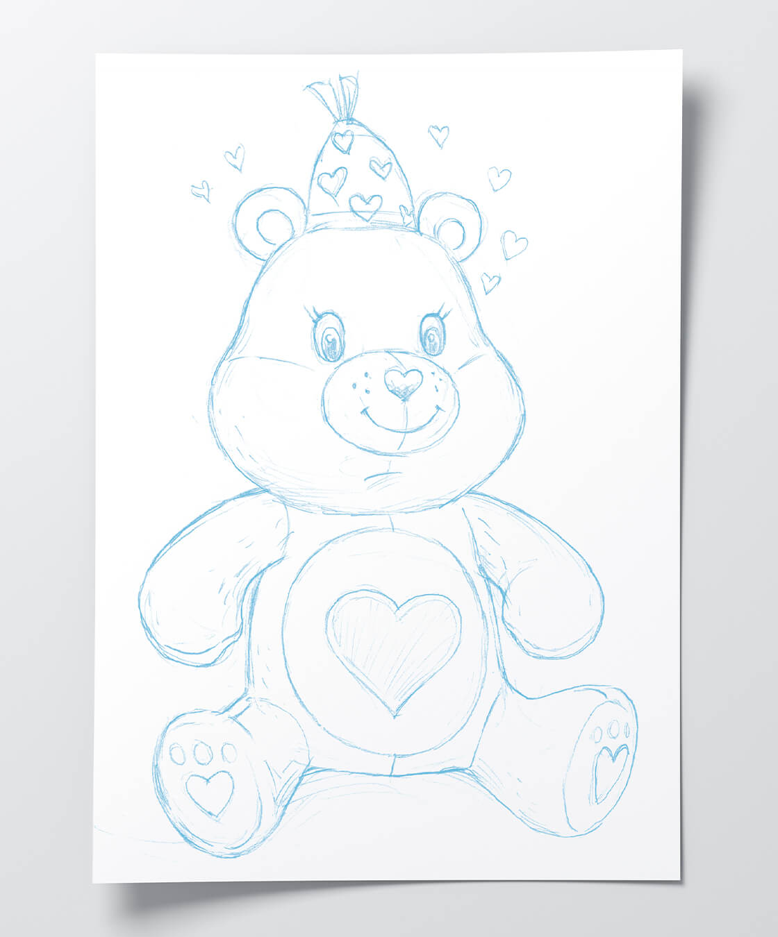 Care bears classic plush spirit makes
