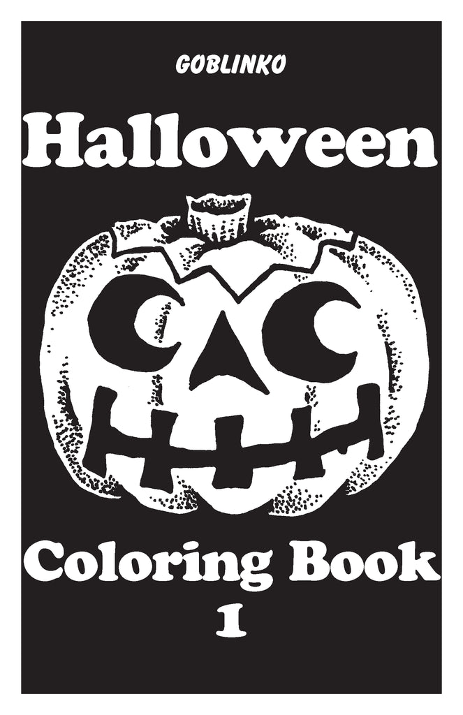 Halloween coloring book â goblinko