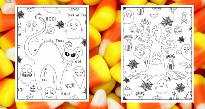 Cats candy corn and coloringâoh my halloween coloring sheets for kids and adults