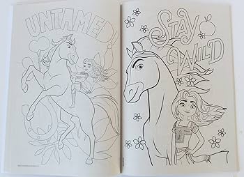 Colortivity spirit untamed coloring and activity book