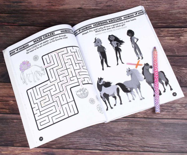 Dreamworks spirit untamed coloring activity book by maggie fischer paperback barnes noble