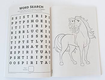 Colortivity spirit untamed coloring and activity book
