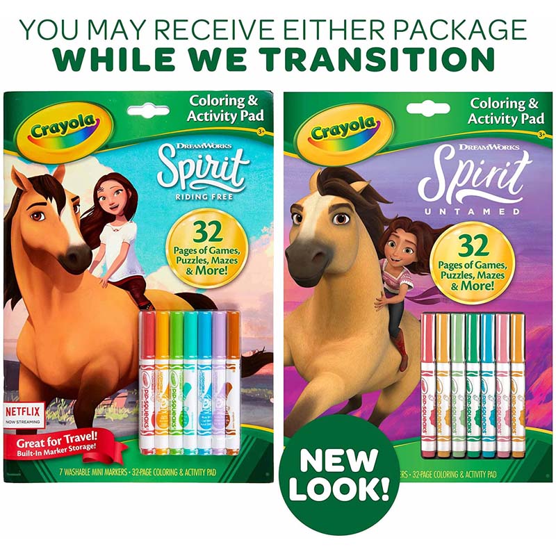Crayola coloring activity pad with markers