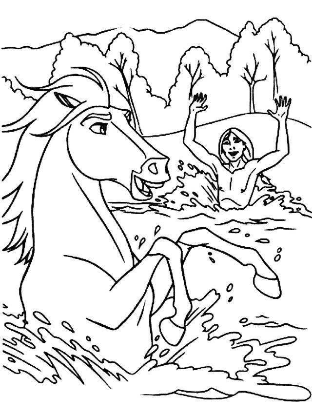 Great image of spirit coloring pages