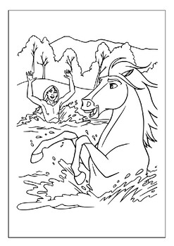 Discover the magic of friendship with printable spirit coloring pages collection