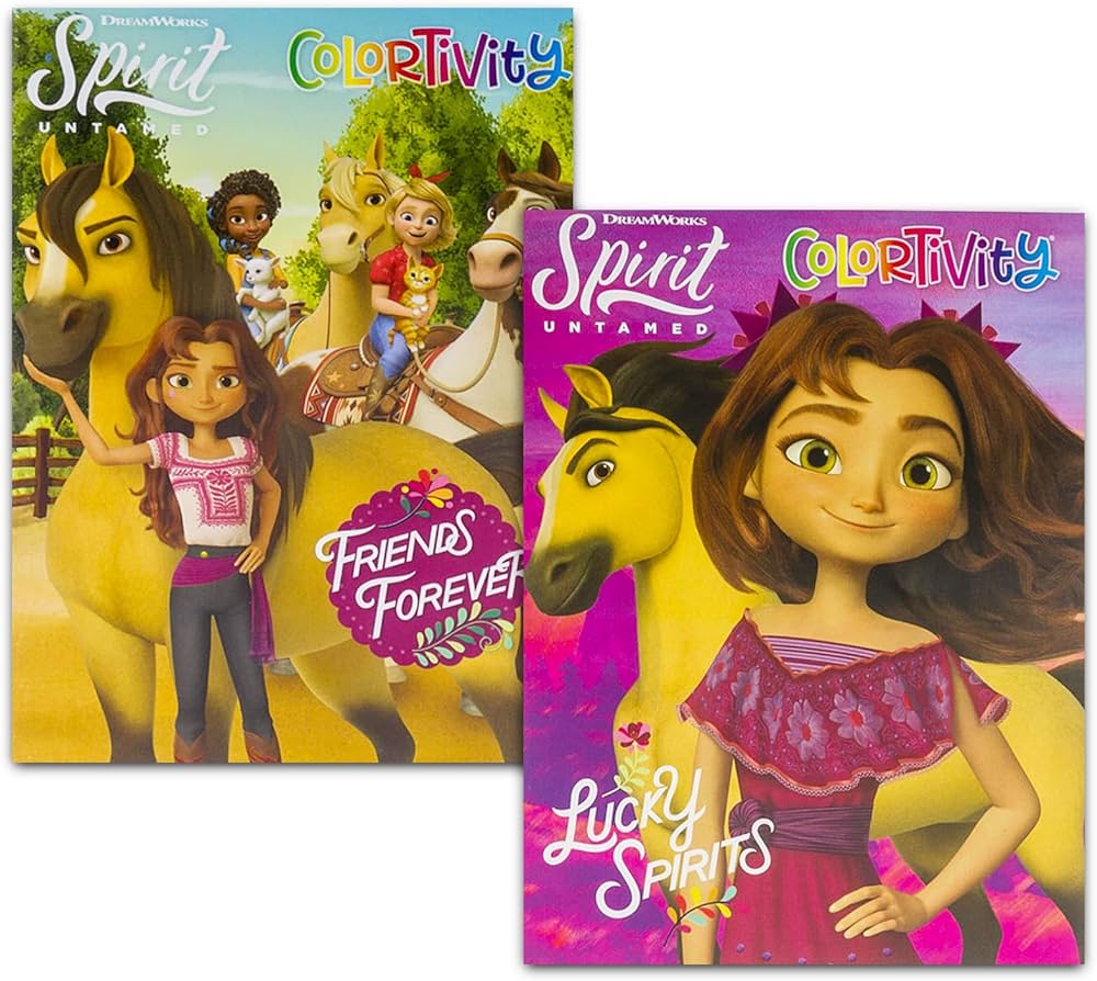 Spirit coloring books for kids ages
