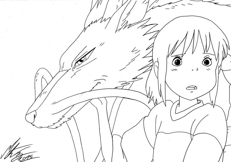 Studio ghibli spirited away by studio ghibli spirited away by morteneng devia and coloring pages images studio ghibâ ghibli art studio ghibli art anime drawings