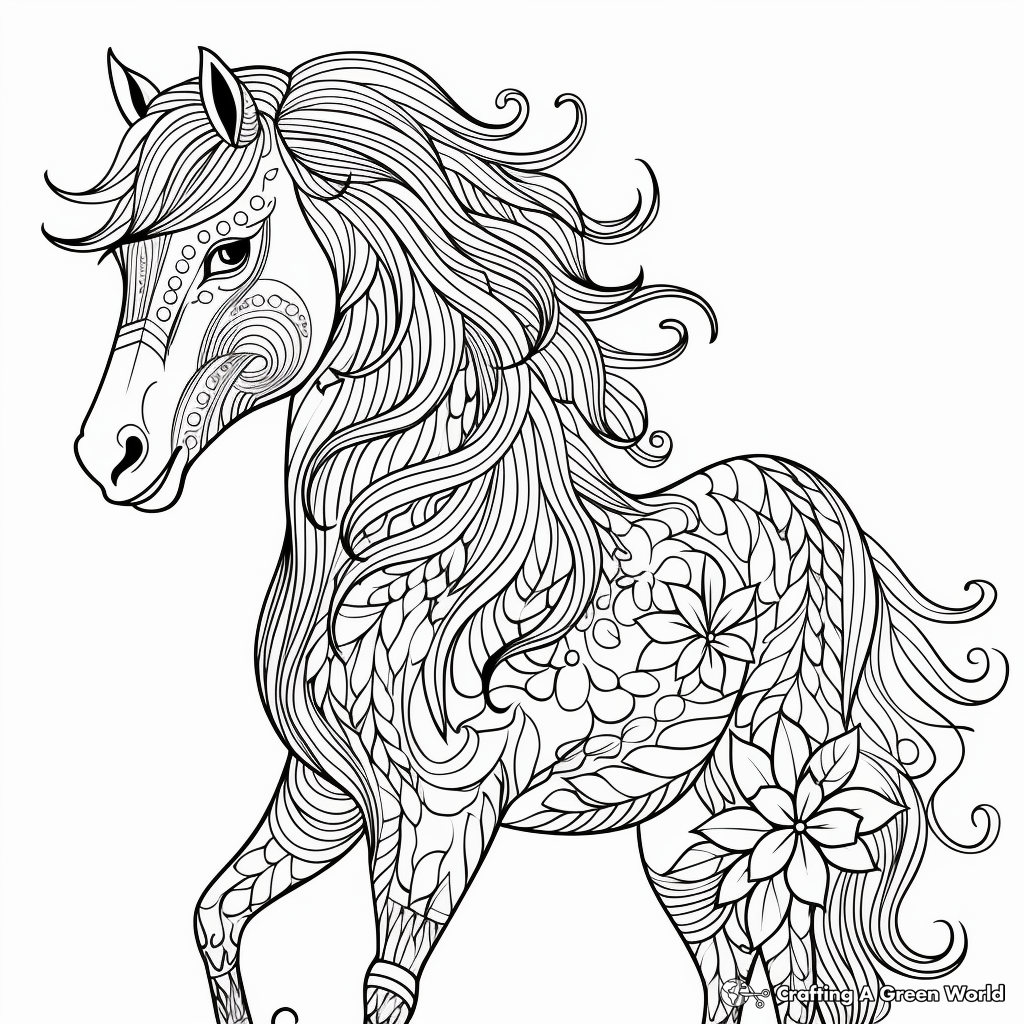 Spirit animal coloring pages