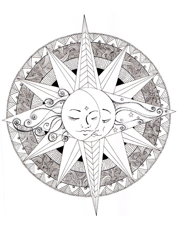 Image result for spiritual mandalas to color mandala coloring pages mandala coloring moon coloring pages