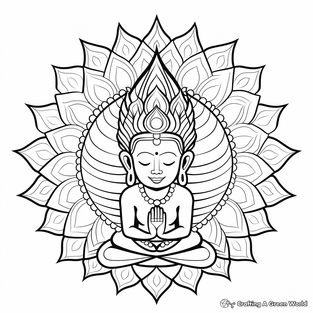 Chakra coloring pages