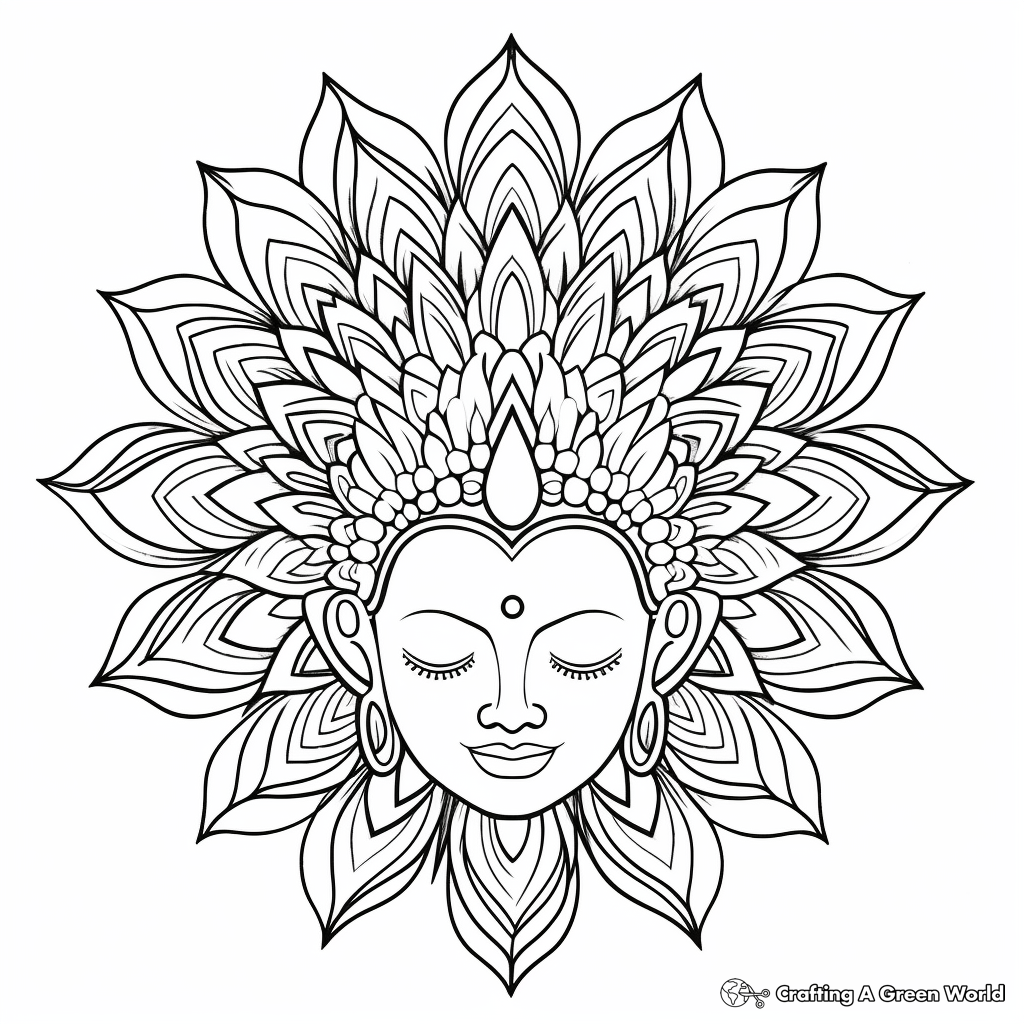 Chakra coloring pages