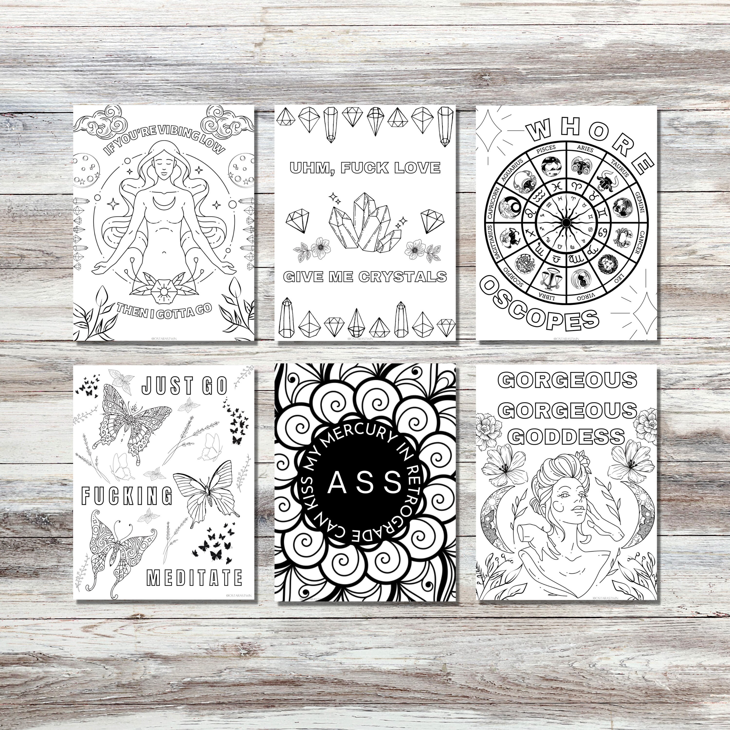 Spiritual goddess adult coloring pages witchy coloring page magical coloring page spiritual coloring page witchy colouring page