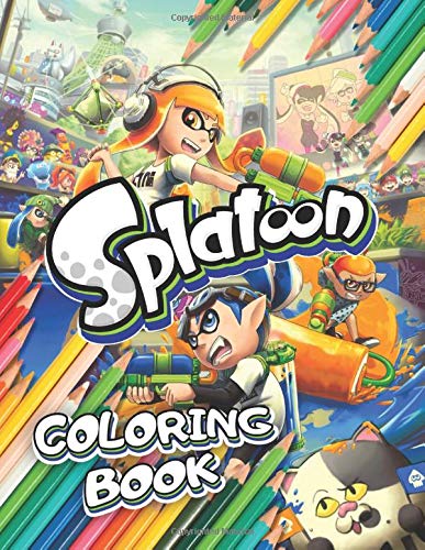 Splatoon coloring book exclusive illustrations by activity child