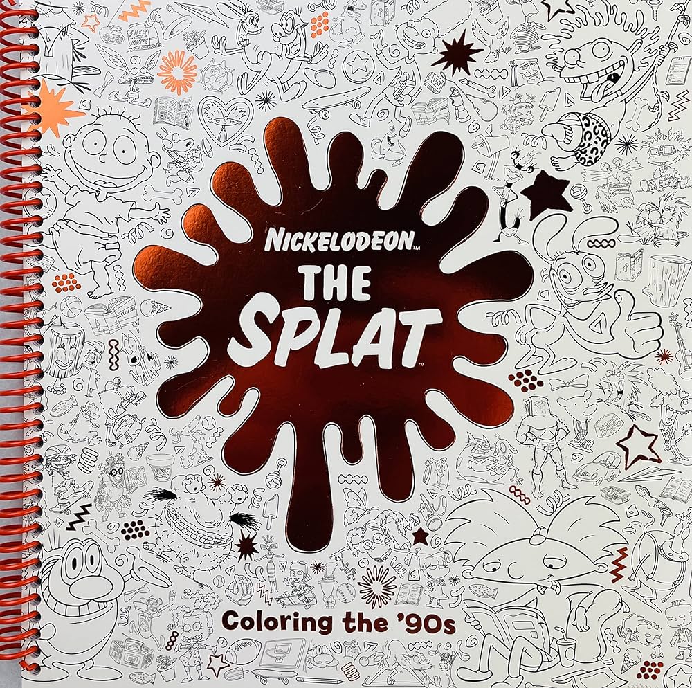 The splat coloring the s nickelodeon adult coloring book books