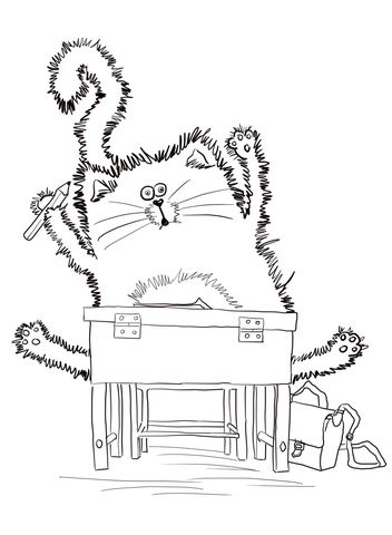 Splat the cat back to school coloring page free printable coloring pages cat coloring page coloring pages free printable coloring pages