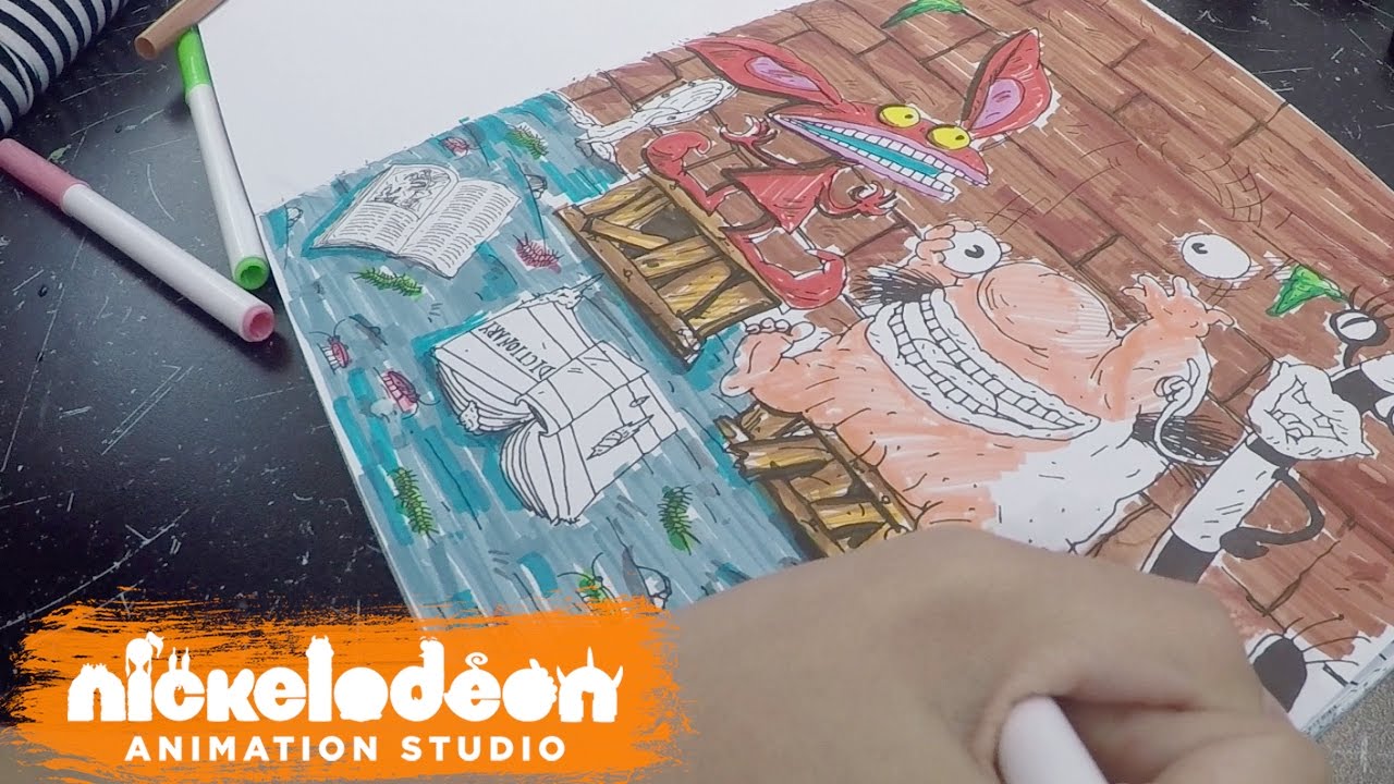 The splat coloring book nick swag nickelodeon animation studio