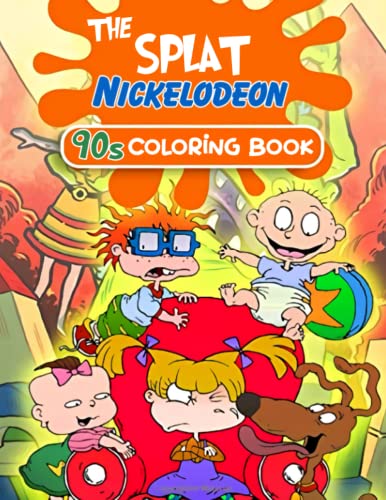 S nickelodeon the splat coloring book great coloring pages for kids teens adults and any fan of nickelodeon amazing drawings of characters creatures and others guatemala digital