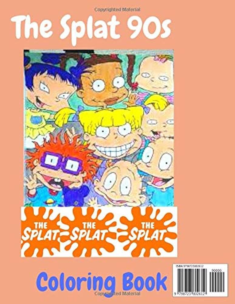 The splat coloring the splat coloring the s nickelodeon adult coloring book coloring michel books