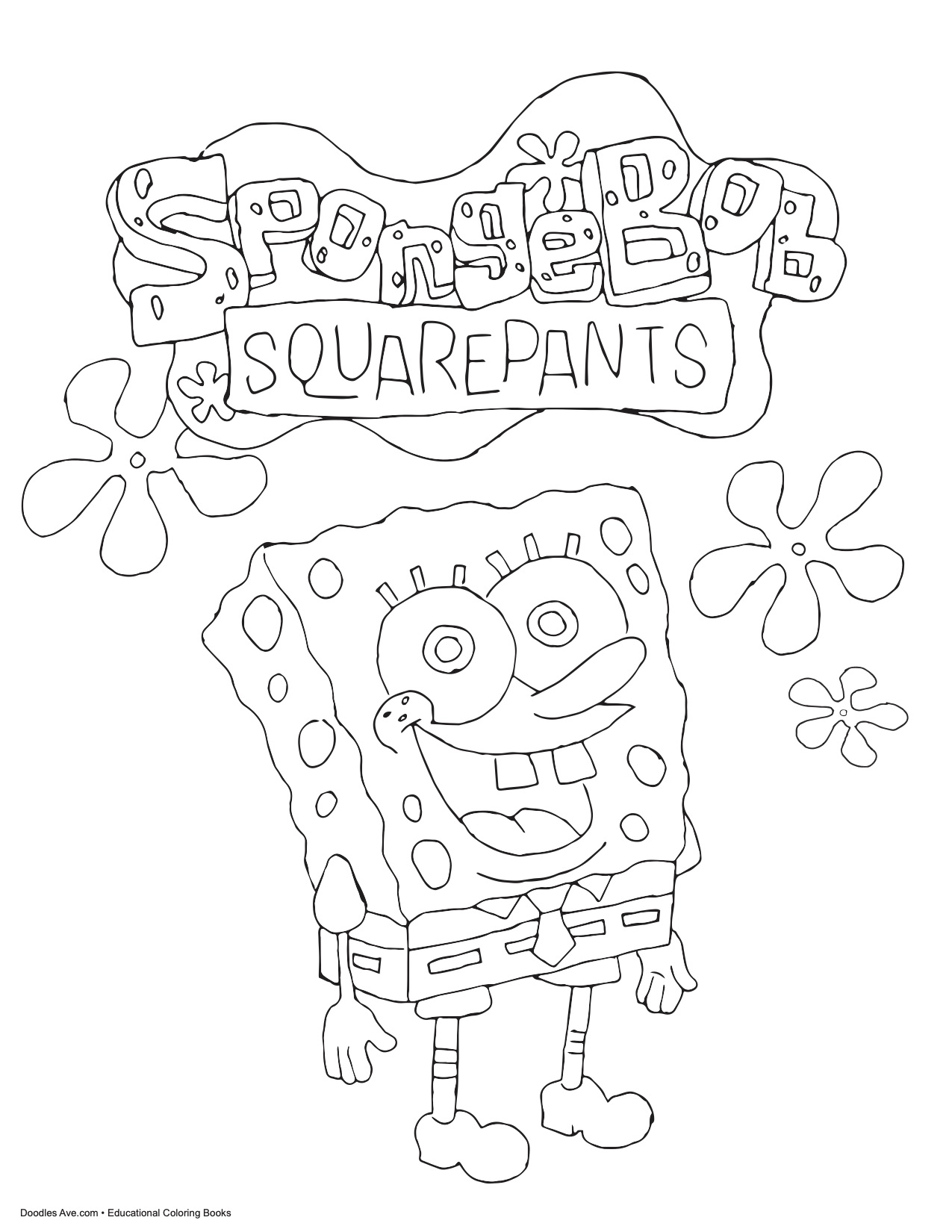 Free coloring sheet doodles ave