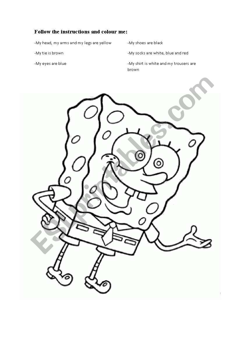 Colour bob sponge