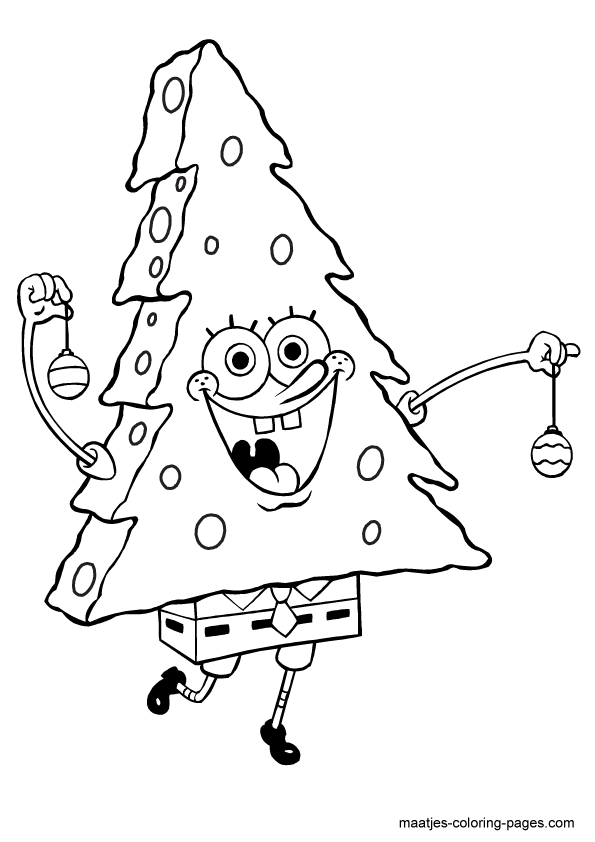 Spongebob squarepants coloring pages grinch coloring pages christmas tree coloring page printable christmas coloring pages