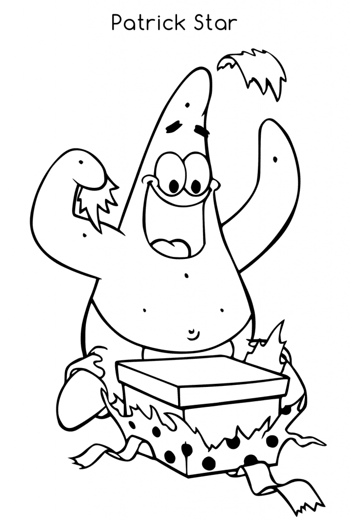 Presents coloring pages