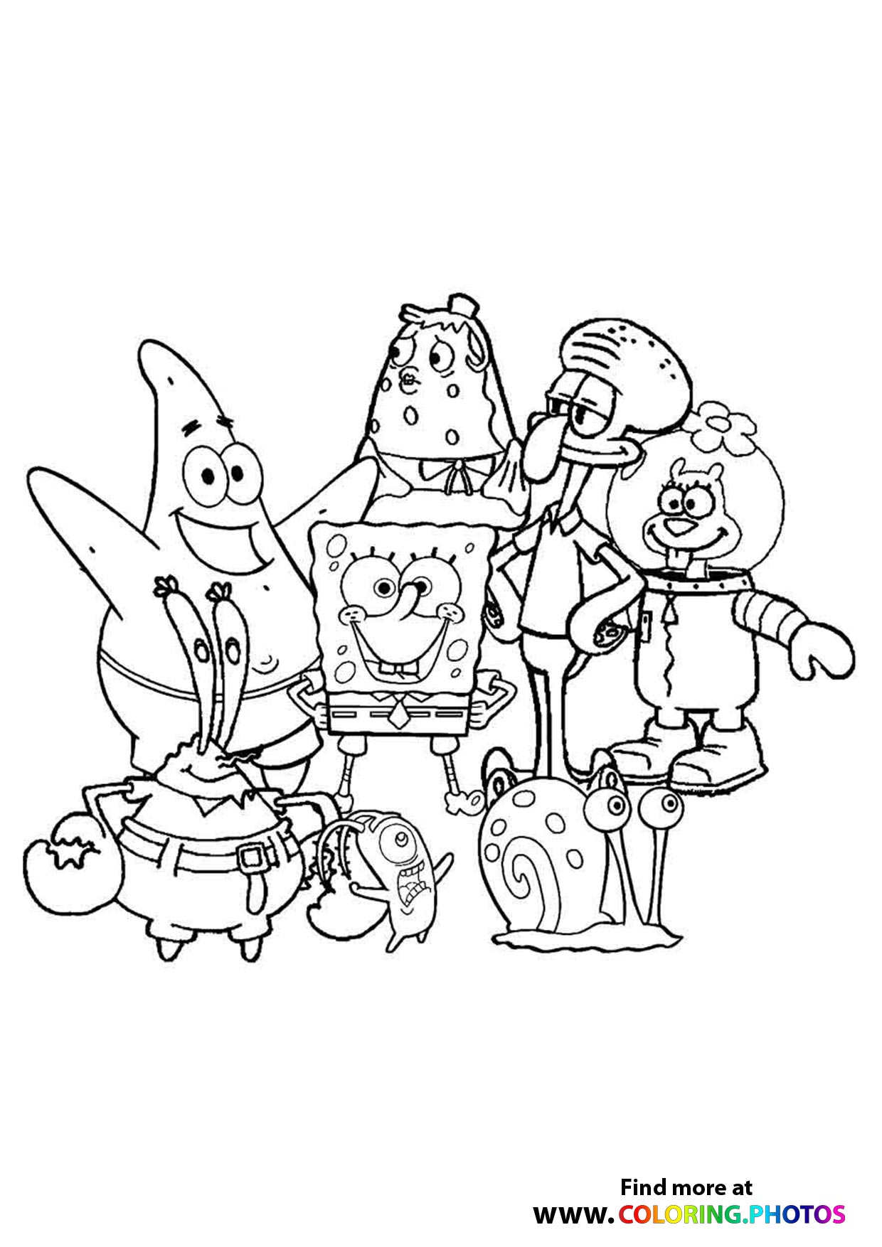 Spongebob with friends