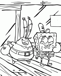 Spongebob coloring pages for kids