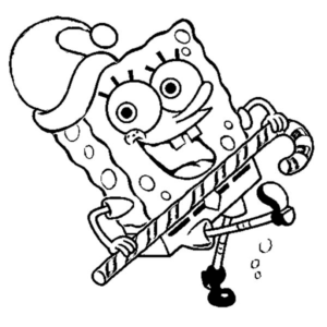 Christmas candy cane coloring pages printable for free download