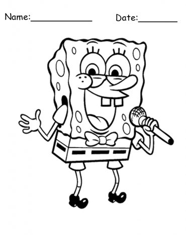 Spongebob christmas printable calendars