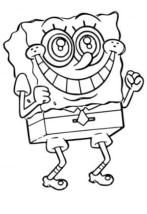 Free printable spongebob coloring pages sheets and pictures for adults and kids girls and boys