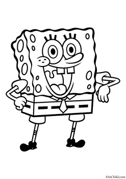 Pages spongebob coloring packet tpt