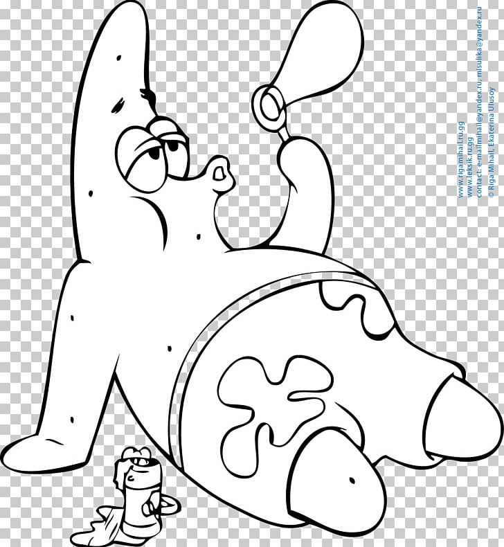 Patrick star dog coloring book child spongebob squarepants png clipart free png download