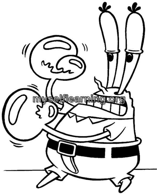Sponge bob cartoons coloring sheet instant download