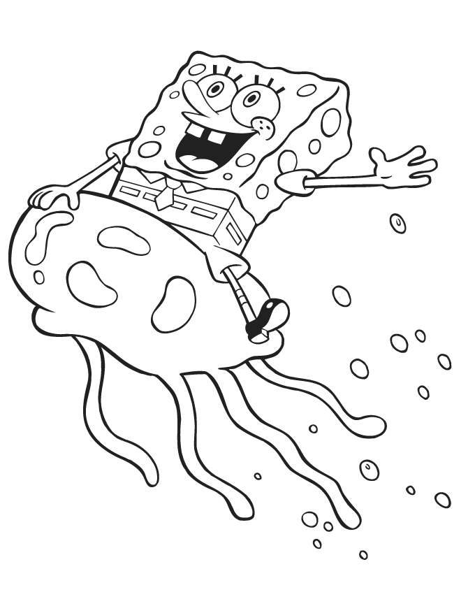 Printable coloring pages fish coloring page spongebob coloring spongebob drawings